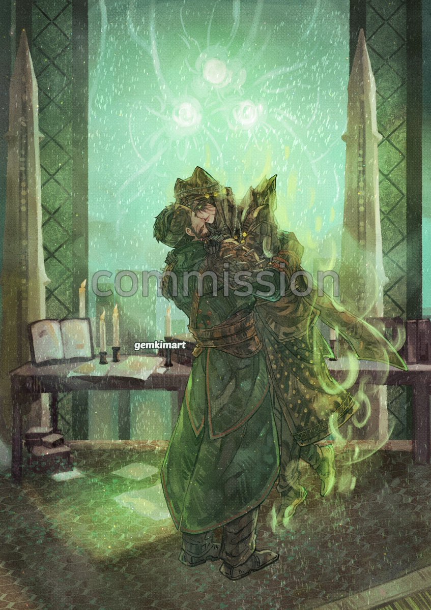 gemkimart's tweet image. commission for @ moon-cheese (bluesky)
#destiny2 #destiny2art