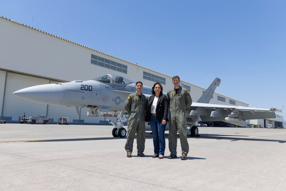 1st MAW Marines (@1stmaw_marines) on Twitter photo The U.S. Director of National Intelligence <a href="/TulsiGabbard/">Tulsi Gabbard 🌺</a> visited #Marines with Marine Fighter Attack Squadron 214 on Marine Corps Air Station Iwakuni, Japan, June 4, 2025.
📷 Cpl. Chloe Johnson The U.S. Director of National Intelligence <a href="/TulsiGabbard/">Tulsi Gabbard 🌺</a> visited #Marines with Marine Fighter Attack Squadron 214 on Marine Corps Air Station Iwakuni, Japan, June 4, 2025.
📷 Cpl. Chloe Johnson