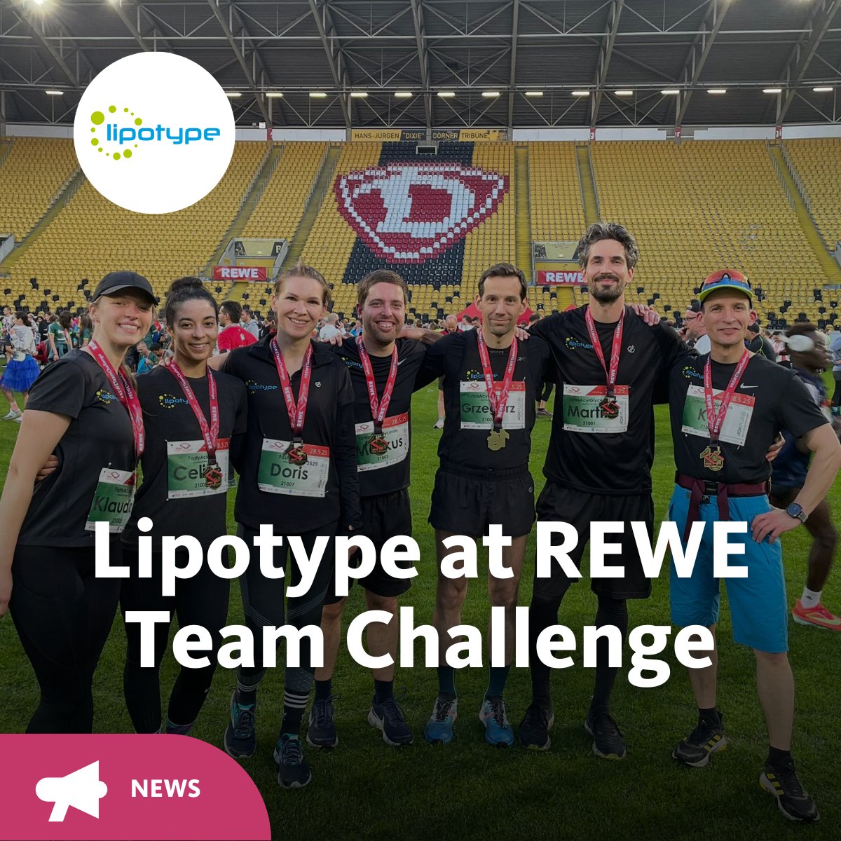 Lipotype (@lipotype_global) on Twitter photo Lipotype at the REWE Team Challenge 2025 in Dresden!
---
In May, Lipotype teams “FastyAcids” and “TurboAcylGlycerols” ran the REWE Team Challenge in Dresden. Despite the rain, our Lipotypers completed the course full of enthusiasm. Congrats to all runners who participated ! Lipotype at the REWE Team Challenge 2025 in Dresden!
---
In May, Lipotype teams “FastyAcids” and “TurboAcylGlycerols” ran the REWE Team Challenge in Dresden. Despite the rain, our Lipotypers completed the course full of enthusiasm. Congrats to all runners who participated !
