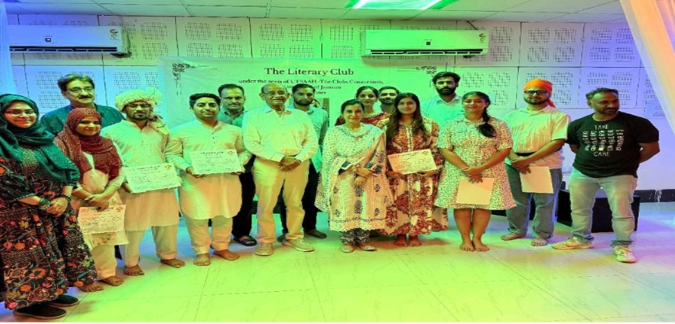 The Literary Club, under the umbrella of Utsaah — the club consortium of the University of Jammu — organised a Multilingual Shakespeare Recital  at the Seminar Hall of Brigadier Rajinder Singh Auditorium, Main Campus. <a href="/OfficeOfLGJandK/">Office of LG J&K</a> <a href="/PTI_News/">Press Trust of India</a>
