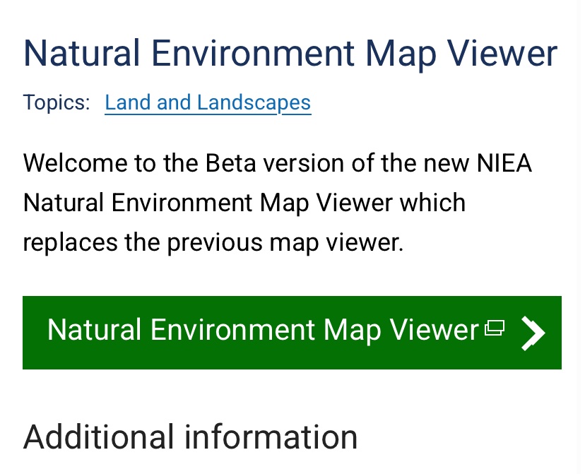 RARE - Rostrevor Action Respecting the Environment (@rostrevorrare) on Twitter photo Is anyone else unable to access <a href="/daera_ni/">DAERA</a>’s Natural Environment Map Viewer? The new version doesn’t appear to work <a href="/AndrewMuirNI/">Andrew Muir MLA</a> <a href="/DAERAPermSec/">DAERAPermSec</a>
daera-ni.gov.uk/services/natur… Is anyone else unable to access <a href="/daera_ni/">DAERA</a>’s Natural Environment Map Viewer? The new version doesn’t appear to work <a href="/AndrewMuirNI/">Andrew Muir MLA</a> <a href="/DAERAPermSec/">DAERAPermSec</a>
daera-ni.gov.uk/services/natur…