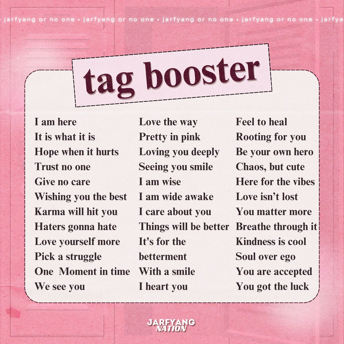 JARFYANG TRENDSETTER tweet media