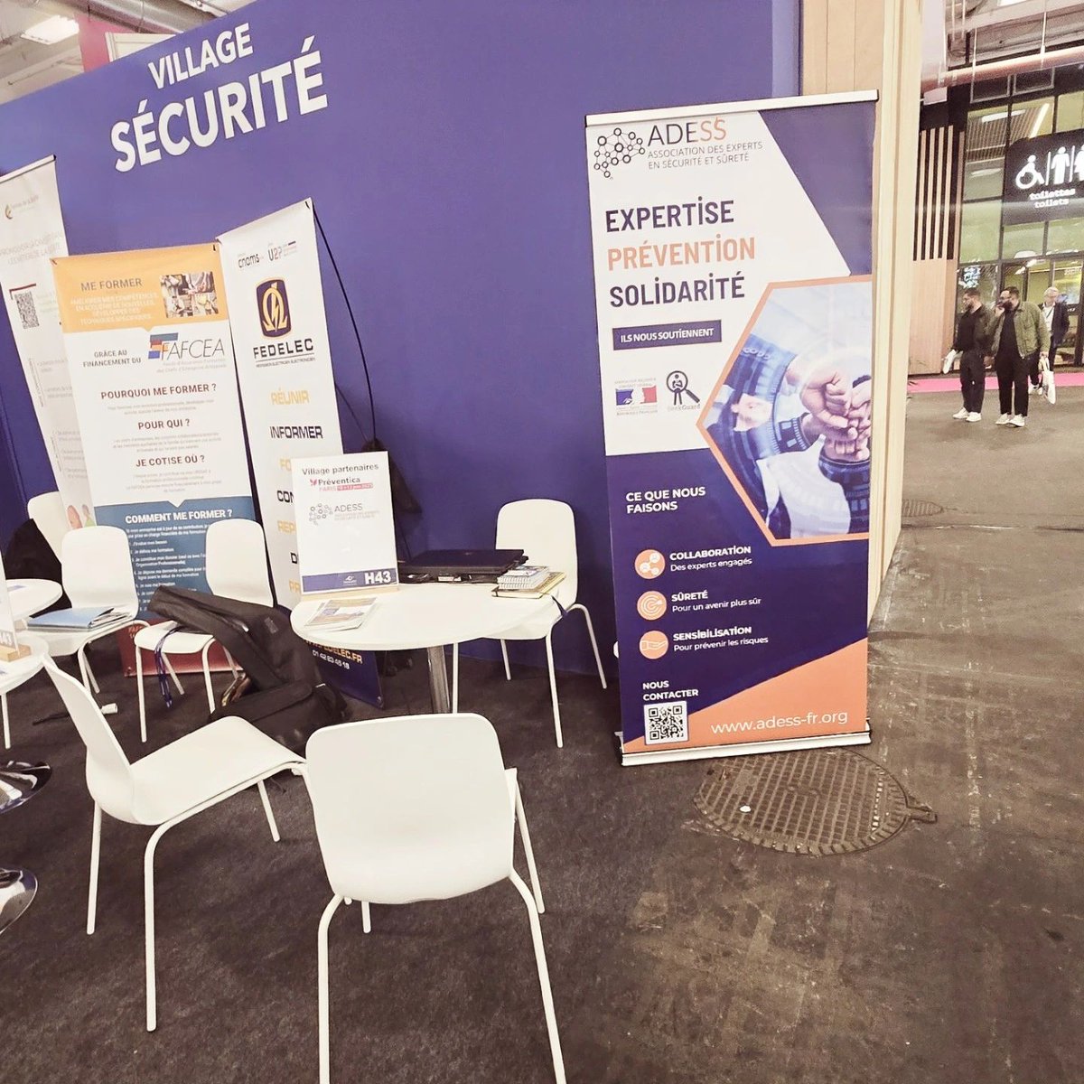 ADESSFrance's tweet photo. Retrouvez-nous au village de la sécurité du Salon Préventica Porte de Versaille à Paris https://t.co/f9SAGOMoqS
