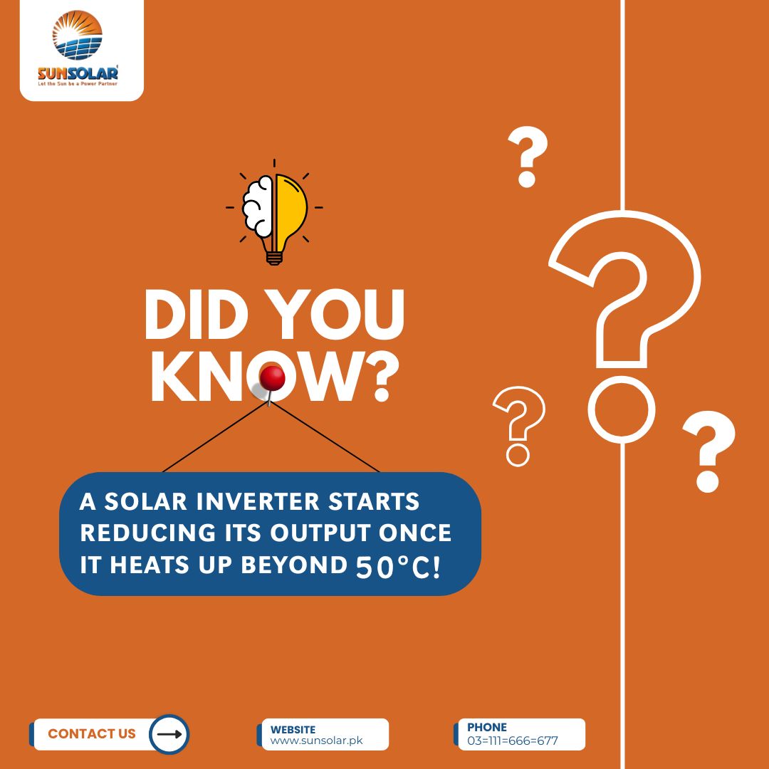SunSolarLLP's tweet image. 𝐃𝐢𝐝 𝐘𝐨𝐮 𝐊𝐧𝐨𝐰? 𝐇𝐞𝐚𝐭 𝐑𝐞𝐝𝐮𝐜𝐞𝐬 𝐈𝐧𝐯𝐞𝐫𝐭𝐞𝐫 𝐎𝐮𝐭𝐩𝐮𝐭!

#DidYouKnow #SolarInverter #ProperInstallation #HeatManagement #SunSolar #SolarTips #SystemEfficiency #InverterCare #SmartSolarSolutions #LongLife #StableOutput #EnergySavings #SolarFacts