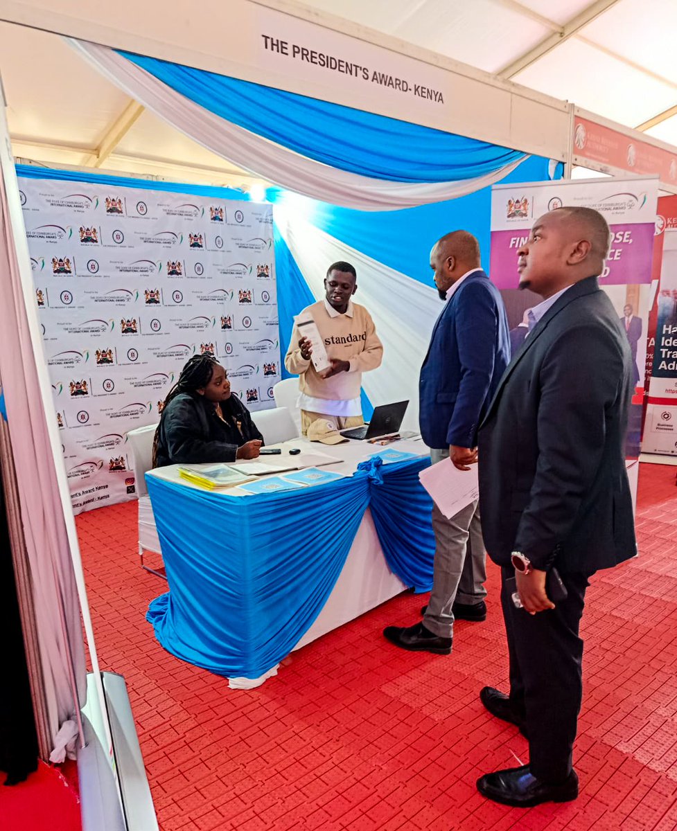 Good morning from Day 2 of #APSDKenya2025

Booth iko locked and loaded, tuko rada, and vibes? Ziko international! From mtaa to the #World, the #Award is putting vijana on the #global map.
Tumeanza mapema, wasee wako kwa booth, ma-convo ziko live, na ideas zinaflow!
Karibu
