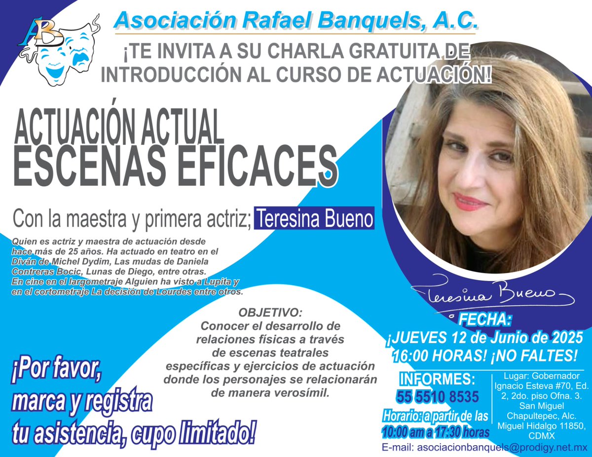 Asiste, no faltes!!! Cupo limitado!!!