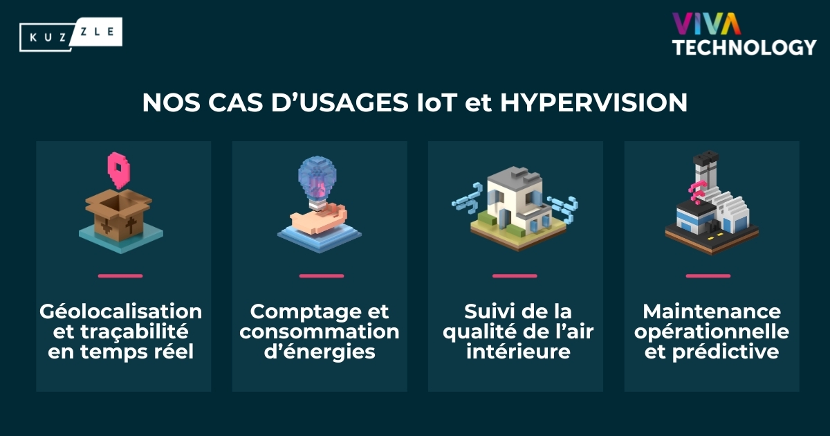 💡 Besoin de cas d’usage concrets en #IoT &amp; #Hypervision ?

RDV à <a href="/VivaTech/">Viva Technology</a> le 13/06 stand J37 <a href="/GroupeLaPoste/">La Poste Groupe</a> :
🔹 Logistique : géolocalisation, froid
🔹 Bâtiments : énergie, confort
🔹 Territoires : énergie, mobilité
🔹 Industrie : multi-sites, maintenance

#VivaTech2025