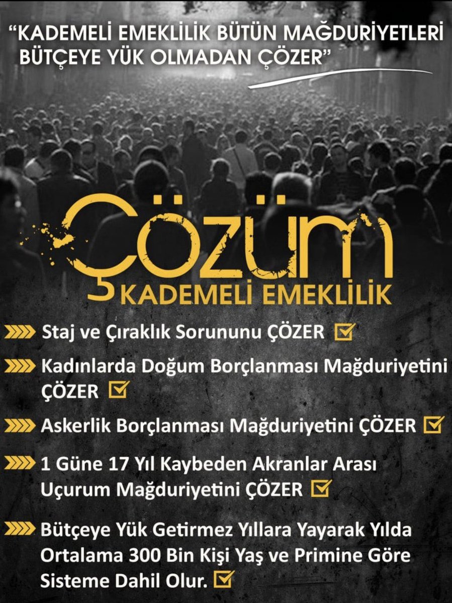 Zaman, parayla satın alınmayan ve geri döndürülemeyen tek şeydir. 17-20 yıl alın terimizin ve emeğimizin yok sayılmasına asla sessiz kalmayacağız.

Kademeyi Acil Yasalaştırın‼️

#AnayasaKademeDiyor