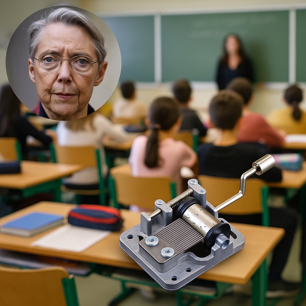 🇫🇷 France "Coupe Gorge" 🩸: Face à la barbarie, Élisabeth Borne dégaine l'artillerie lourde…
🕯️ 1 minute de silence dans les écoles
🎶 Et une boîte à musique pour bercer les racailles
😱 On tremble déjà dans les caves.