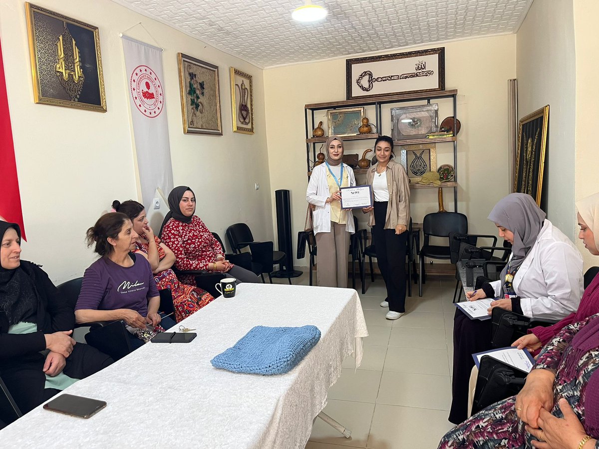 Mardin Savur Toplum Sağlığı Merkezi (@savurtsm1) on Twitter photo Toplum Sağlığı Merkezimiz personelleri tarafından, 1. Grup SAHA Akademisi eğitim modülleri tamamlanarak katılımcılara sertifikaları teslim edildi.
<a href="/mardinilsaglik/">Mardin İl Sağlık Müdürlüğü</a> <a href="/halksagligigm/">Halk Sağlığı Genel Müdürlüğü</a> <a href="/sbsggm/">Sağlığın Geliştirilmesi</a> Toplum Sağlığı Merkezimiz personelleri tarafından, 1. Grup SAHA Akademisi eğitim modülleri tamamlanarak katılımcılara sertifikaları teslim edildi.
<a href="/mardinilsaglik/">Mardin İl Sağlık Müdürlüğü</a> <a href="/halksagligigm/">Halk Sağlığı Genel Müdürlüğü</a> <a href="/sbsggm/">Sağlığın Geliştirilmesi</a>
