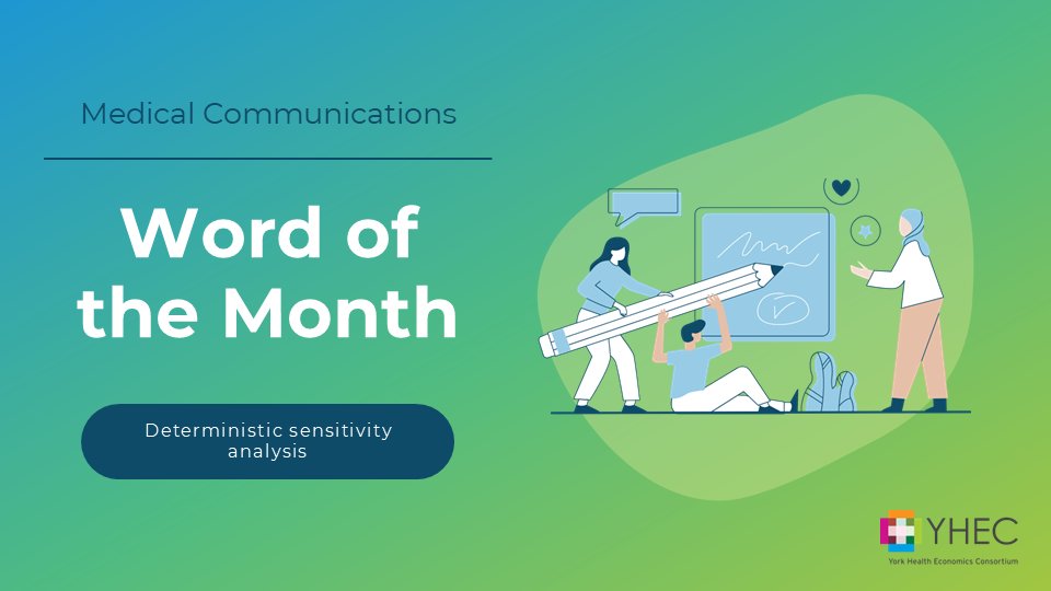 This week, our Word of the Week is Deterministic sensitivity analysis (DSA).

DSA is a method that can be used to investigate the sensitivity of the results from a model-based analysis to variations in a specific input parameter or set of parameters. One or more parameters are
