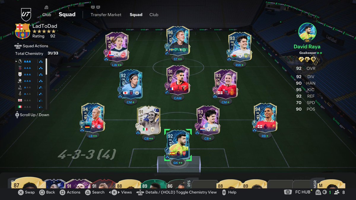 LadToDad_'s tweet image. Played a handful of games on FC25 this year and haven’t played a single FUT Champs. Saw there was 2 hours left of the current champs so put together this monstrosity of a team, did a speedrun to 7 wins and pulled this. 

Don’t put your money on this game kids.. #FC25