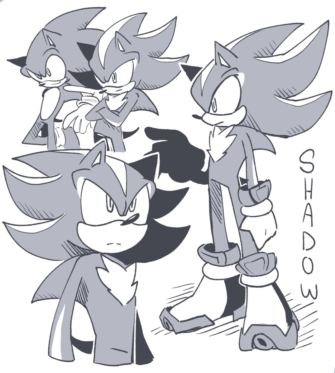 some shadow doodles
#ShadowTheHedgehog #SonicTheHedgehog