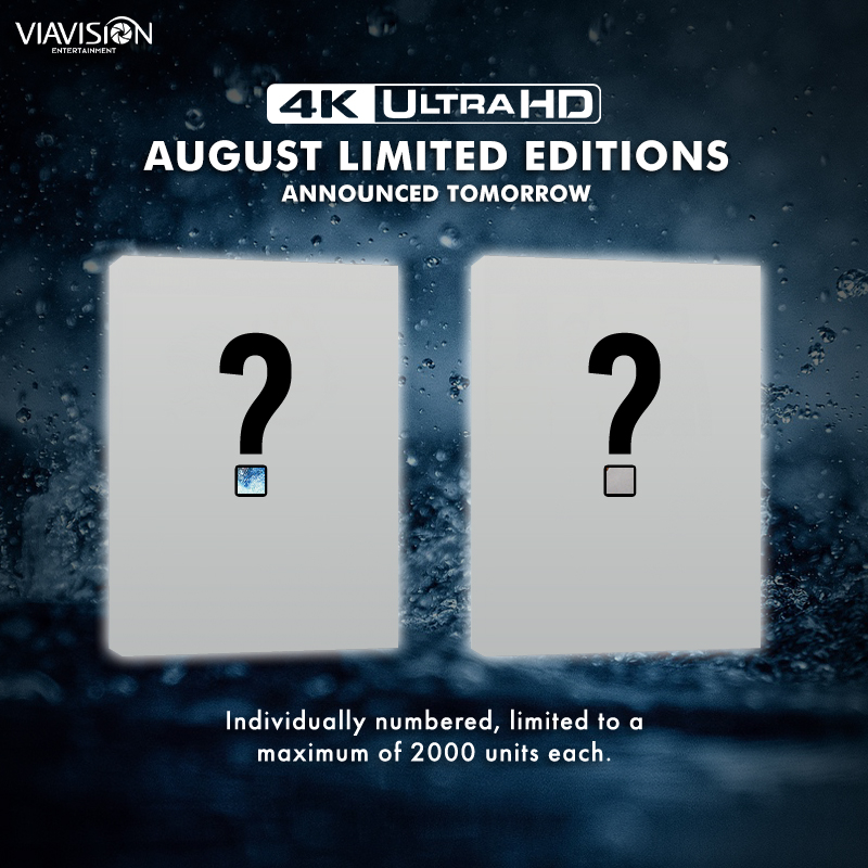 We're adding two more Limited Edition releases to our growing collection of Lenticular Hardcases this August - both in 4K UHD! 🧠🌊

Tune in tomorrow for the big reveal, and pre-orders going live.