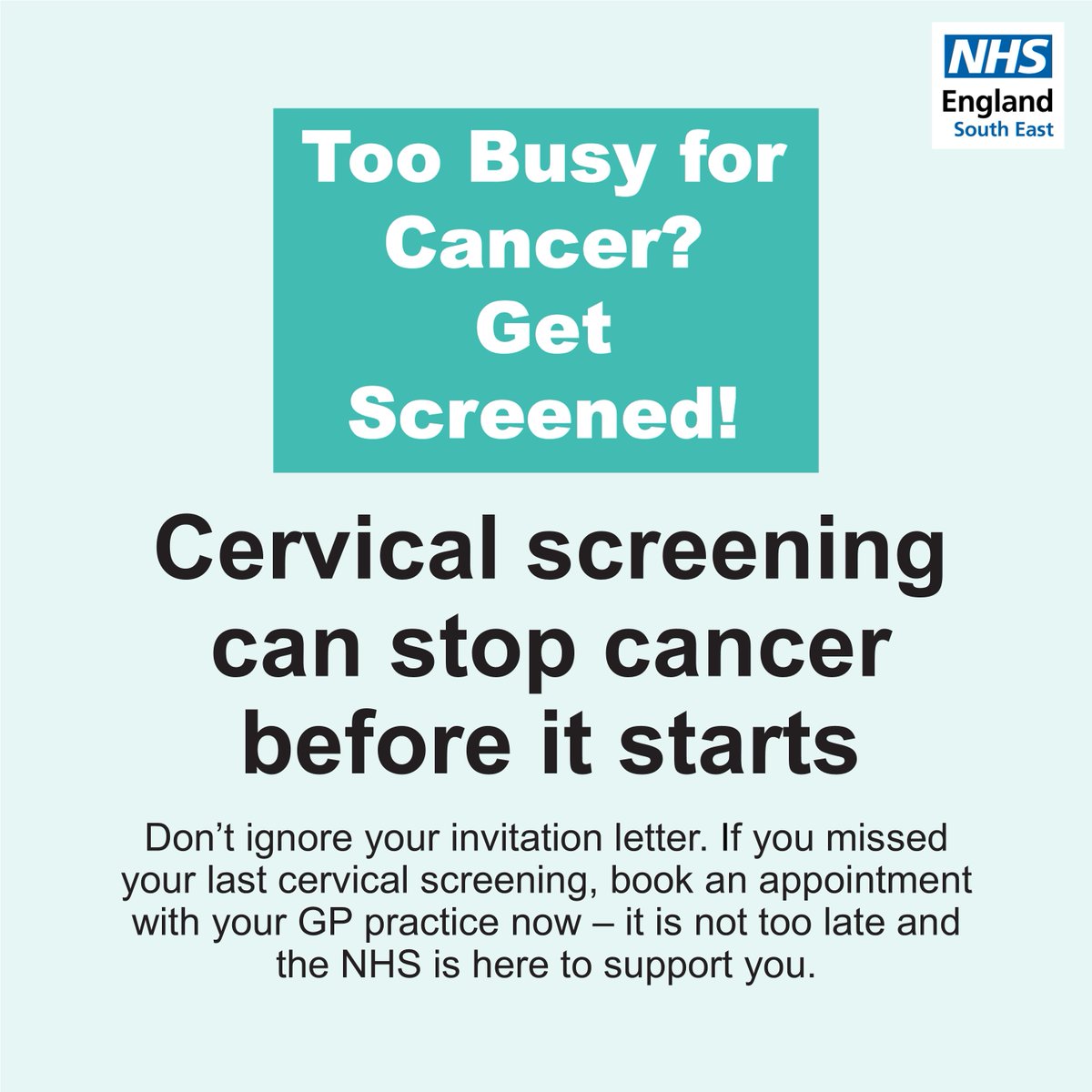 It's #CervicalScreeningAwarenessWeek and we encourage those who are due a review to please call the surgery on 01342 327555 to book your cervical screening!

For more information please visit our website: moatfield.co.uk/women-s-health…