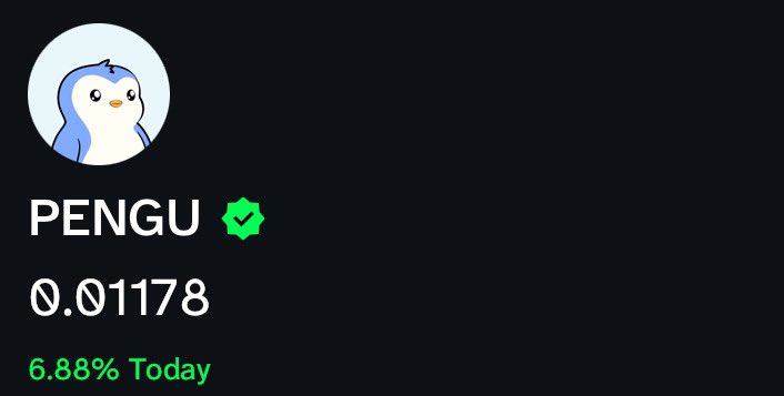 If you`re bullish on Crypto you should also be bullish on $PENGU.

Study the prophecy.