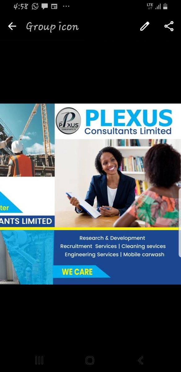 TWINOCEOPLEXUS's tweet photo. Good morning ladies and gentlemen, for all job seekers in Uganda, Plexus consultants have a deal for you. Do not hesitate contact us on our WhatsApp numbers 0746368237.
Let's shine together https://t.co/XnzeNHohI2