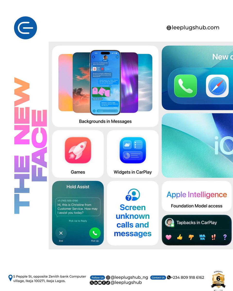 leeplugshub's tweet photo. New gadget update ‼️

#iOS26 
#leeplugshub

https://t.co/Zv3UQYLLyM https://t.co/QTL4WxnGw2