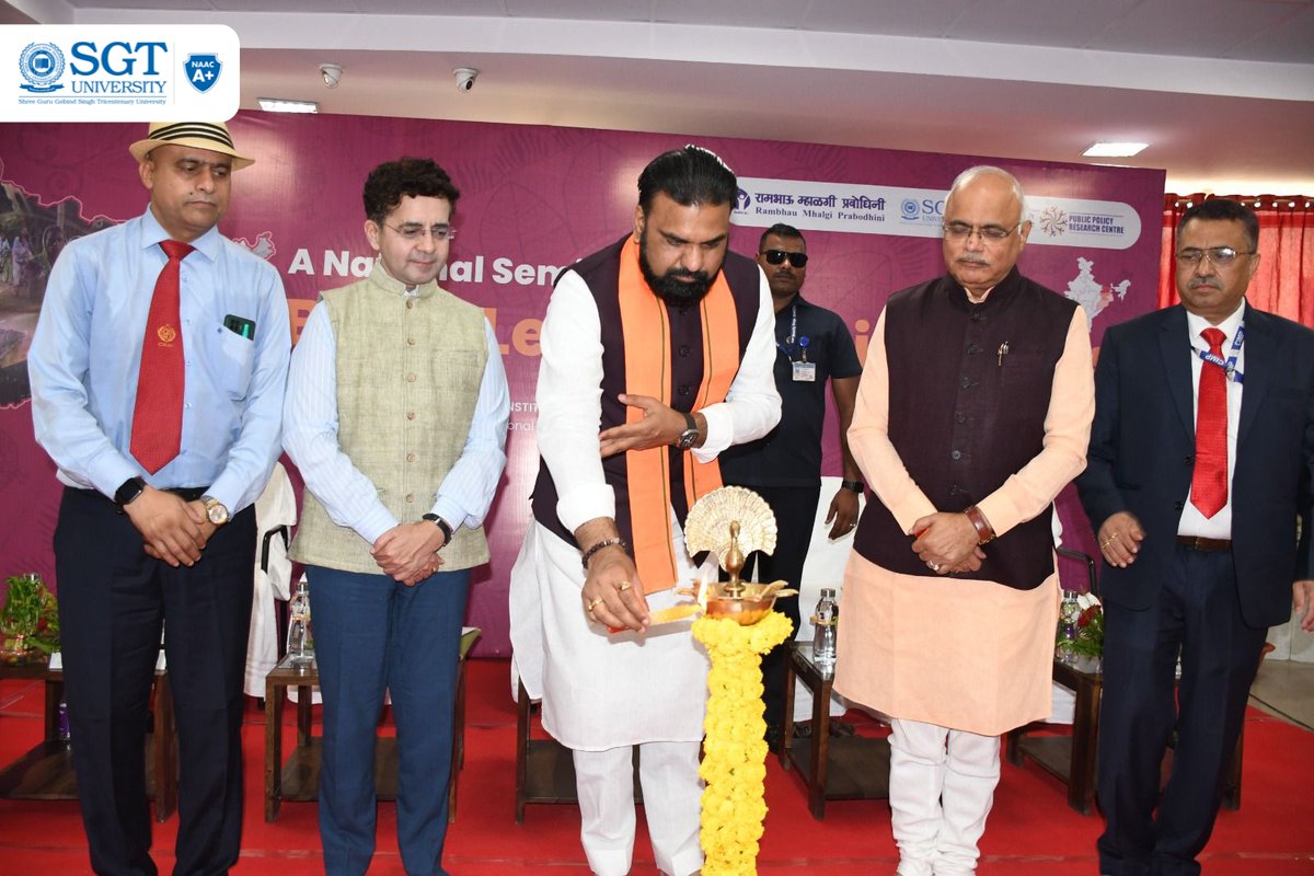 SGT UNIVERSITY (@sgtuniversity) on Twitter photo Delighted to have co-hosted the national seminar “Bihar Leads the Rising East” with <a href="/rmponweb/">Rambhau Mhalgi Prabodhini</a> in Patna, featuring top political leaders and policymakers in action.
Led to insightful discussions on the development of one of India's most crucial states. Delighted to have co-hosted the national seminar “Bihar Leads the Rising East” with <a href="/rmponweb/">Rambhau Mhalgi Prabodhini</a> in Patna, featuring top political leaders and policymakers in action.
Led to insightful discussions on the development of one of India's most crucial states.