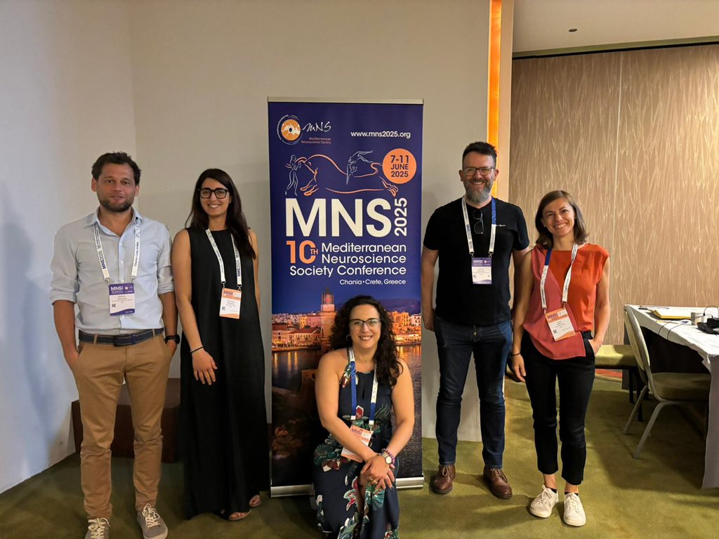 Great symposium crew at the #MNSconference in Chania! 
It was a pleasure to talk about “#Dopamine-driven maladaptive #plasticity: from pathological traits to treatment targets”. 

Thanks everyone ✨and see you soon!

#science #neuroscience #MNSconference