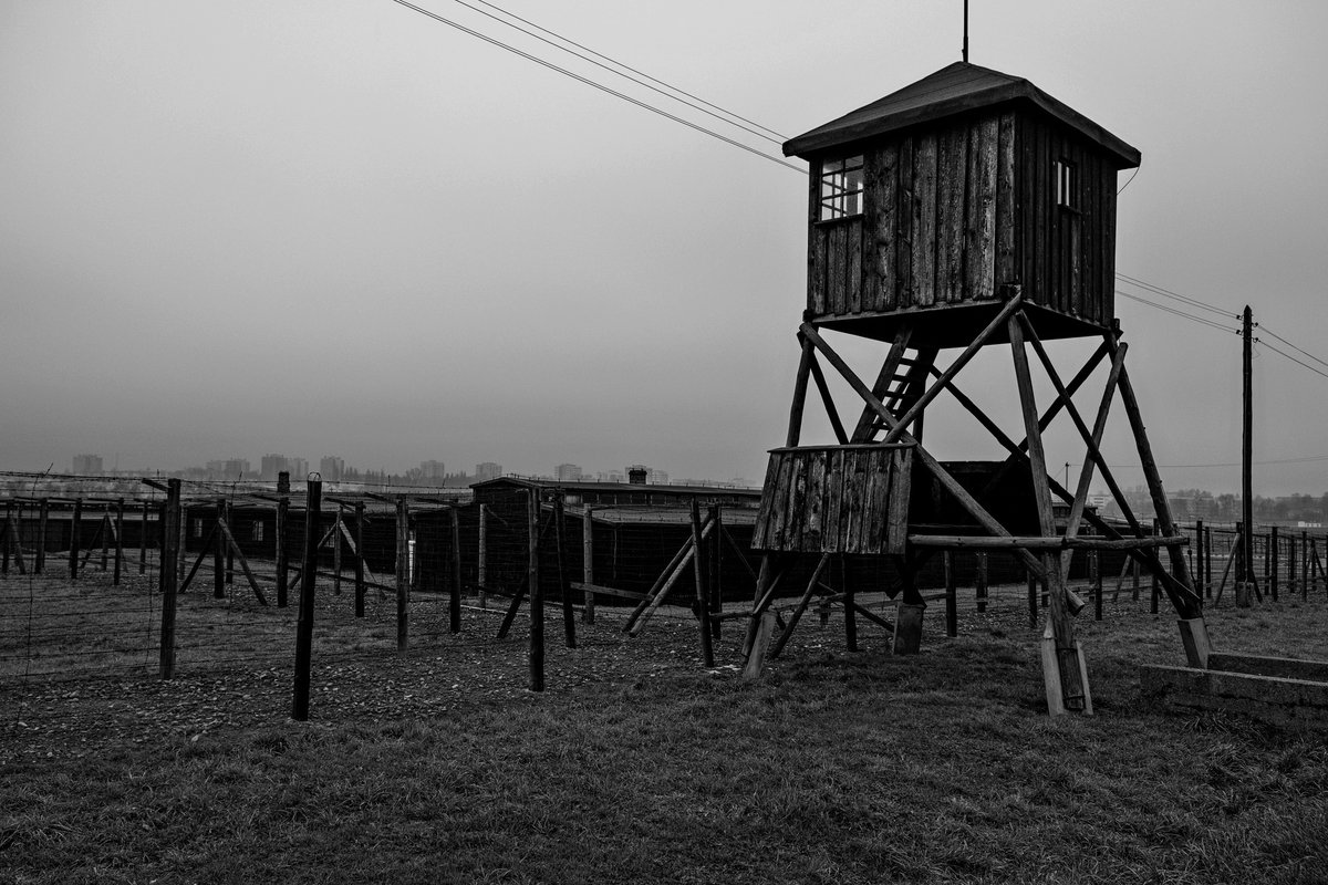Early July 1942| #Majdanek authorities reported to the SS Construction Office (Zentralbauleitung) in Lublin that the camp sentry towers were at 80% completion. All 8,8m watchtowers were erected and equipped with searchlights. 8 had full covering, 10 had a covered room on top.