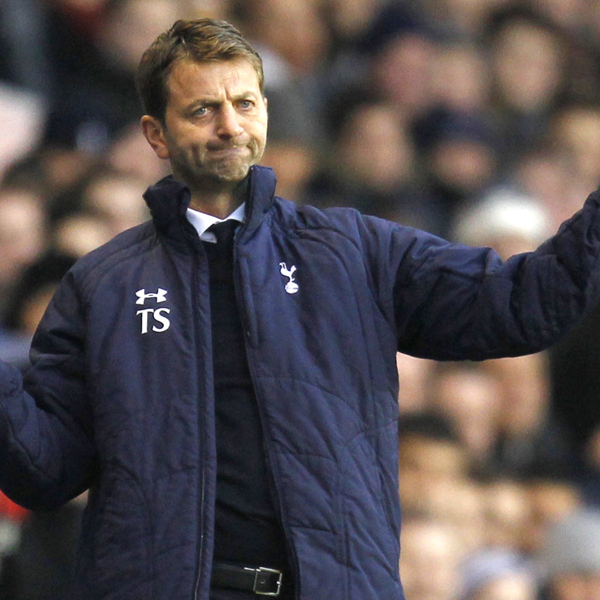 Enough dithering, Daniel Levy! Stop messing about and appoint Tim Sherwood as Tottenham's new manager. This club needs ambition, not hesitation. Get it done! #Ambition #Champions #COYS #UCL