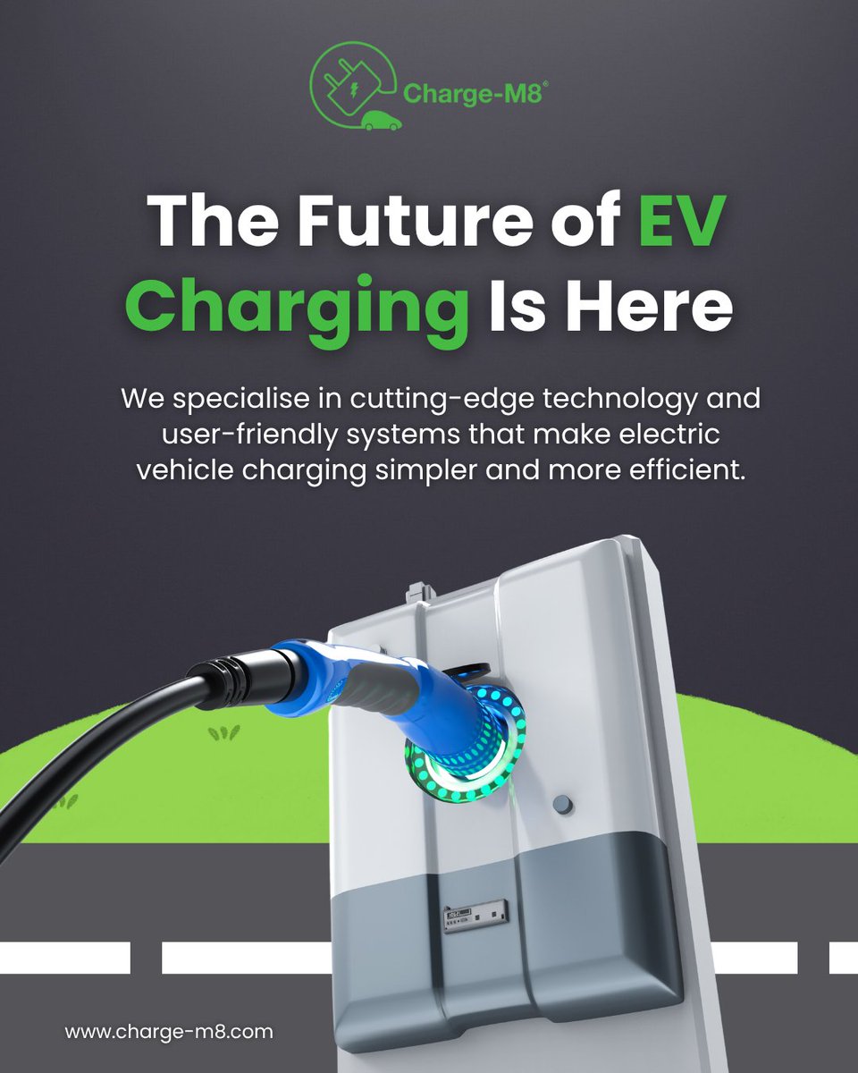 ChargeM8's tweet image. The future of EV charging is here – and it&apos;s smarter, faster, and more efficient than ever. ⚡

Our systems are reliable, scalable, and designed with the end user in mind. 💼

Get in touch.

#evcharging #evtechnology #chargepoints #futuremobility #electricvehicles