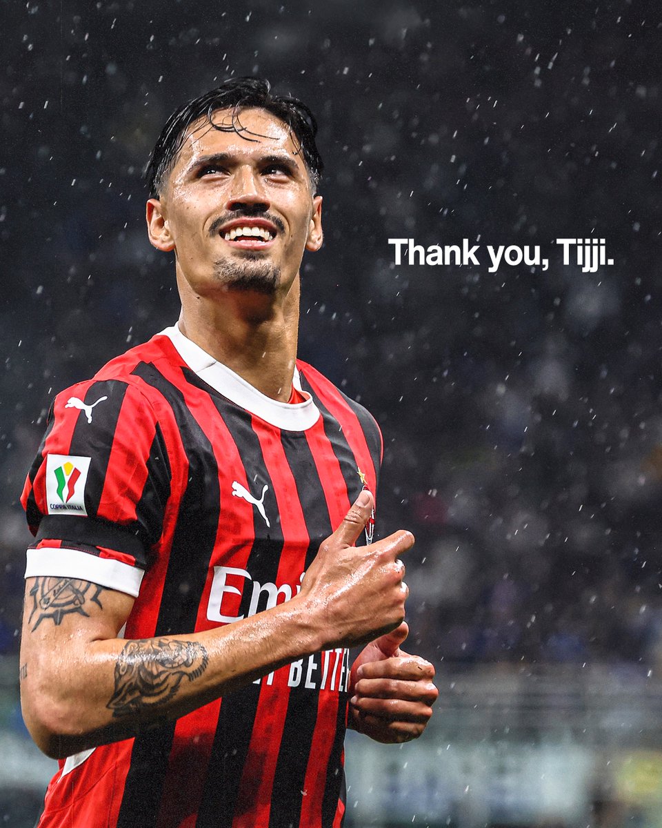 AC Milan (@acmilan) on Twitter photo Wishing <a href="/T_Reijnders/">Tijjani Reijnders</a> all the best in the next stage of his career ๐
#SempreMilan Wishing <a href="/T_Reijnders/">Tijjani Reijnders</a> all the best in the next stage of his career ๐
#SempreMilan