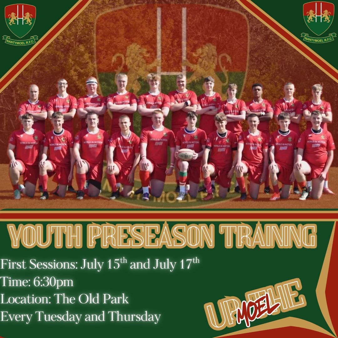Nantymoel Mini & Juniors (@minimoelers) on Twitter photo Youth Pre-Season will commence July 15th on the main field, we haven't been able to field a youth side since 2019 season. it's good to see youth rugby back at the Moel building for the future. All new players will receive a warm welcome. Please can we RT <a href="/AllWalesSport/">All Wales Sport</a> Youth Pre-Season will commence July 15th on the main field, we haven't been able to field a youth side since 2019 season. it's good to see youth rugby back at the Moel building for the future. All new players will receive a warm welcome. Please can we RT <a href="/AllWalesSport/">All Wales Sport</a>
