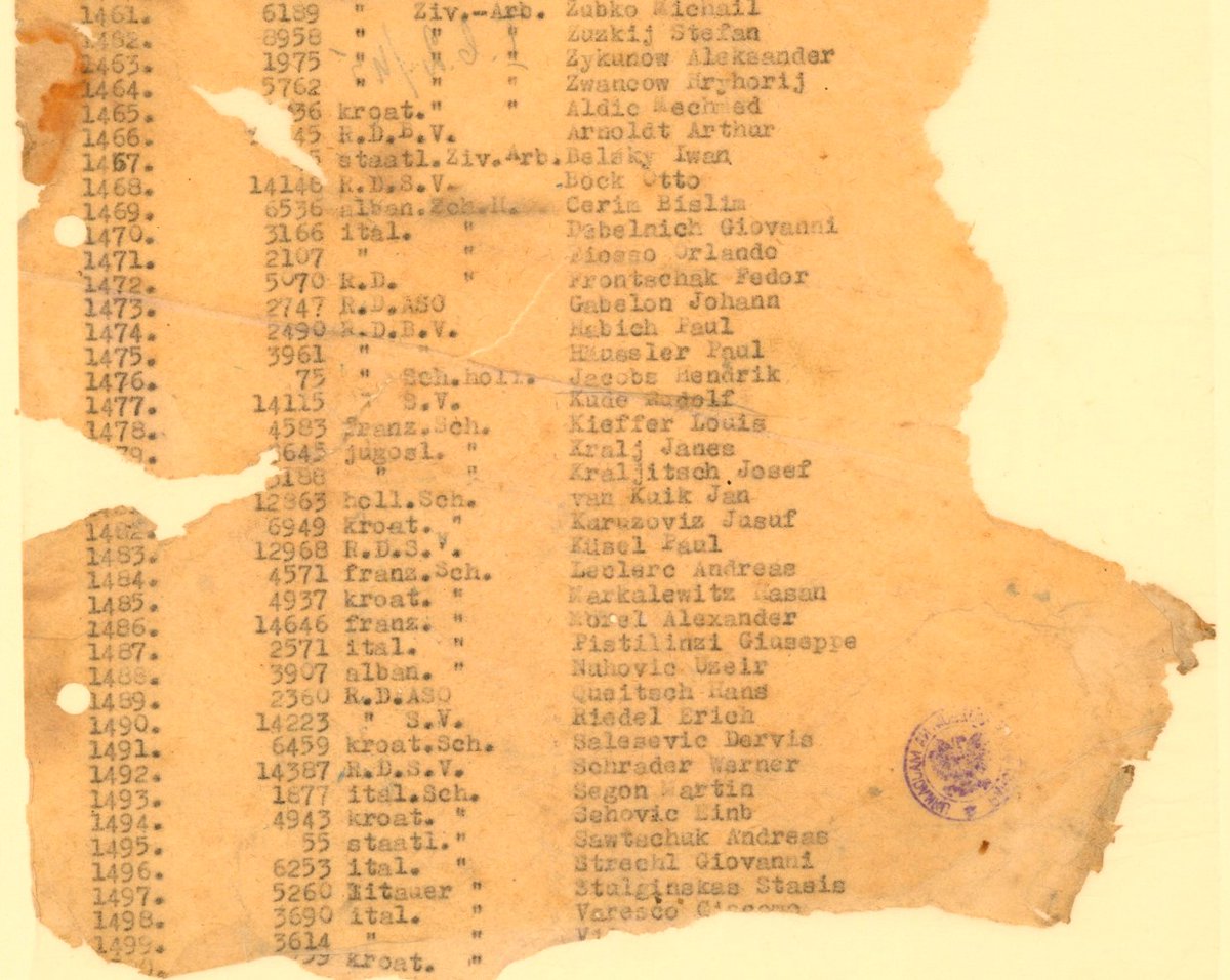 08.07.1943|Dutch tinman, Hendrik Jacobs was registered at #Majdanek as prisoner no. 75. He was born on 21.02.1909 in Amsterdam. In spring 1944 he was transferred to #Natzweiler, in September to #Dachau. He was eventually liberated from Dachau’s Allach subcamp and survived WWII.