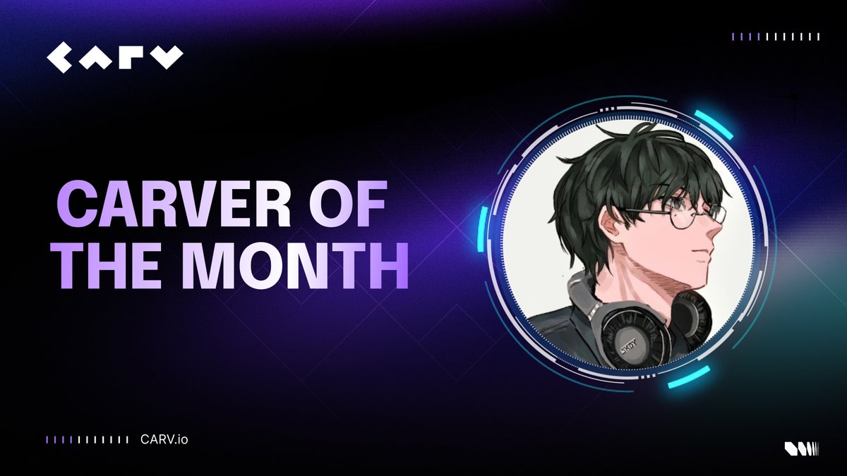 CARV (@carv_official) on Twitter photo Spotlight on our #CARVerOfTheMonth: <a href="/Riidzhsn/">riidz.play</a>
Why does he stand out?
💬 Master of vibes: keeps discussions lively and positive
⛓️ Top tier $CARV stakeholder: holds at least an A rank staker role
🤝 Helps newcomers: guides, answers questions, and makes everyone feel welcomed Spotlight on our #CARVerOfTheMonth: <a href="/Riidzhsn/">riidz.play</a>
Why does he stand out?
💬 Master of vibes: keeps discussions lively and positive
⛓️ Top tier $CARV stakeholder: holds at least an A rank staker role
🤝 Helps newcomers: guides, answers questions, and makes everyone feel welcomed
