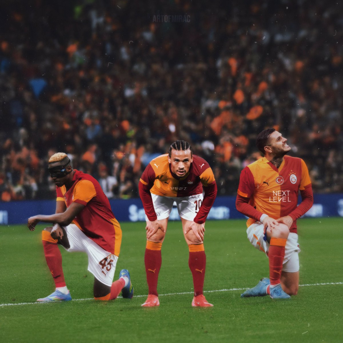 Bir fotoğrafın rüyası saç beyazlatır.

Osimhen x Leroy Sane x Icardi