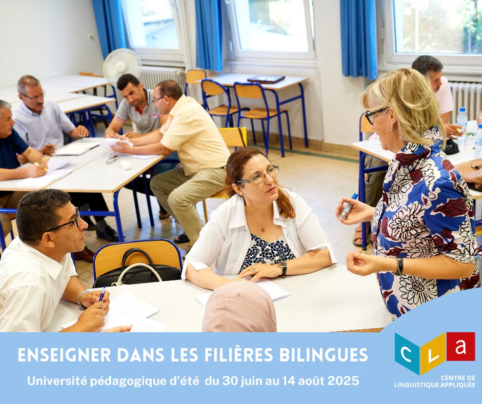 Le CLA propose 3 sessions UPE👉bit.ly/49mud3T. Choisissez parmi 5 parcours dont le parcours "Enseigner dans les filières bilingues" qui vous permettra de séparer les apprentissages, mettre en oeuvre 1 didactique du plurilinguisme, élaborer des plans interdisciplinaires.