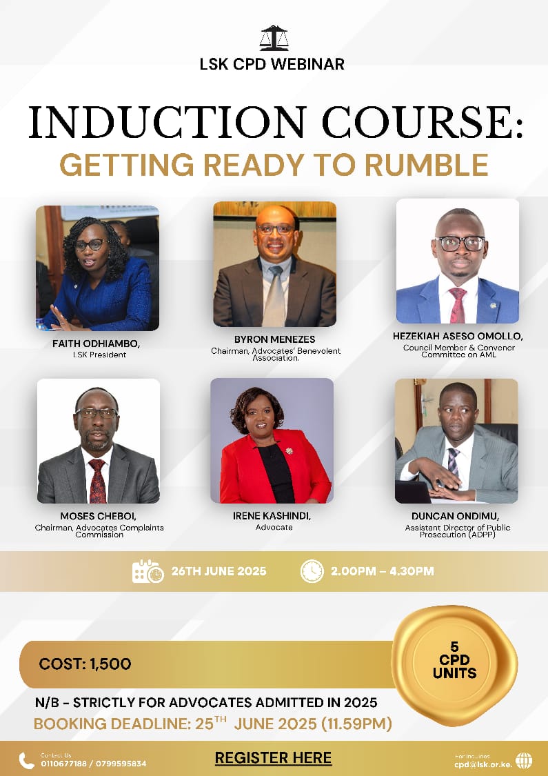 LawSocietyofKe's tweet image. #LSKCPDWebinar
#InductionCourse
Getting ready to rumble.

Book &amp;amp; Pay via online.lsk.or.ke/login