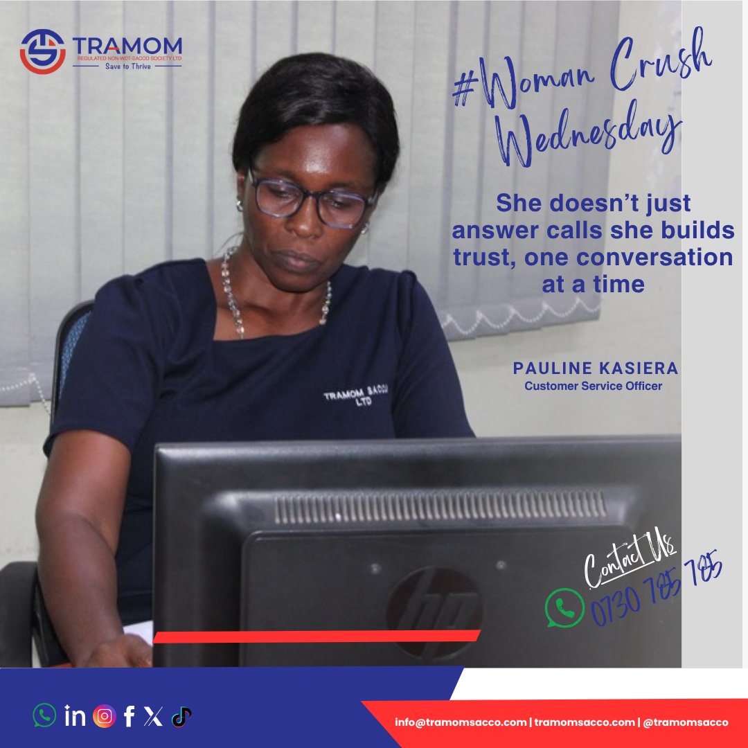 TramomSacco's tweet photo. 💙 #WCW  goes to the heart of our frontlines our incredible Customer Service Officer!
Her patience is unmatched, her smile is contagious, and her dedication to helping others makes every customer’s day brighter.

#WomanCrushWednesday | #CustomerServiceQueen | #FrontlineHero https://t.co/5BoLa2XVXz