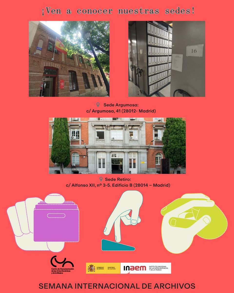 #cdaem #inaem #MinisteriodeCultura #semanadelosarchivos #SemanaInternacionalDeLosArchivos #archivos