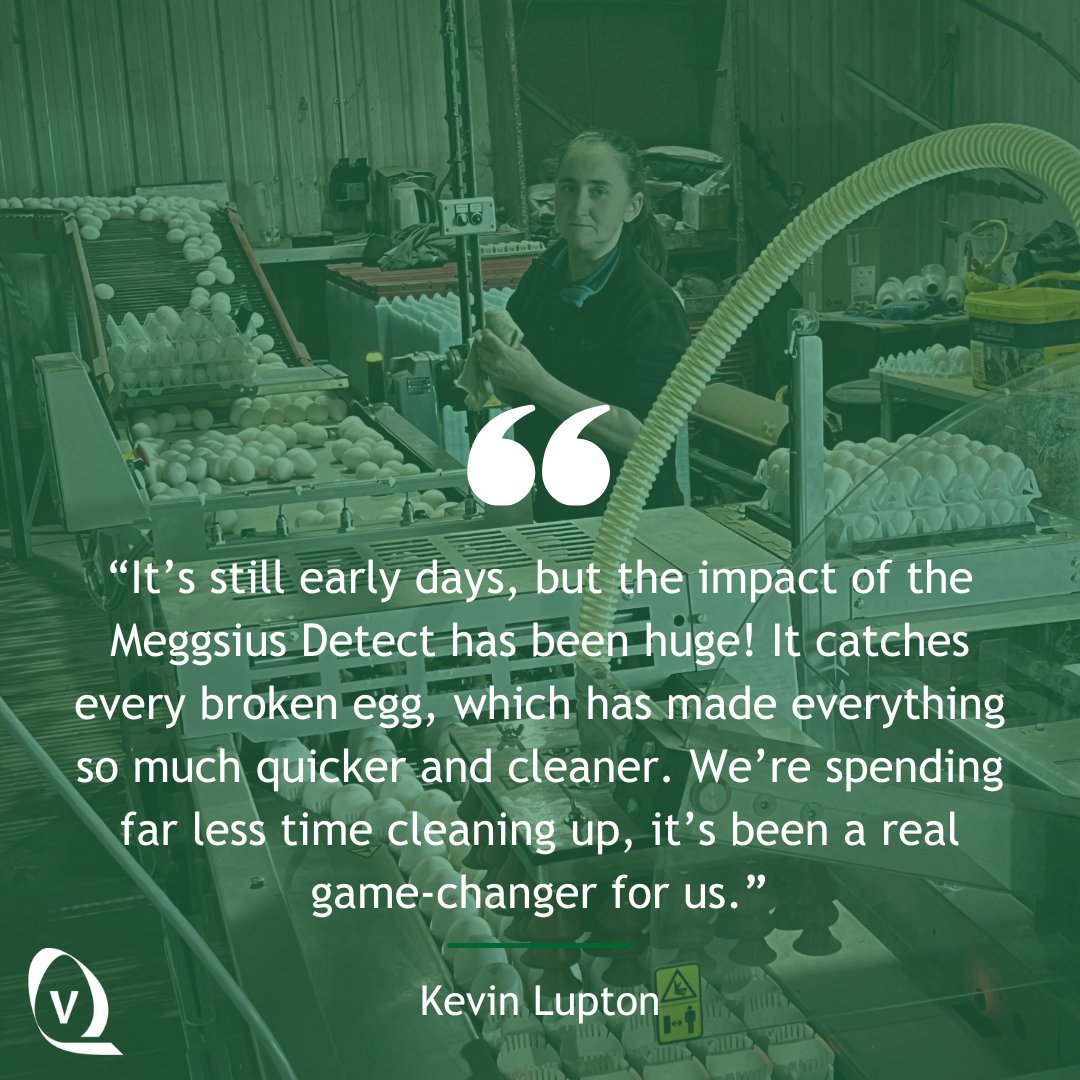 Customer Feedback Spotlight 🚨

“It’s still early days, but the impact of the Meggsius Detect has been huge! It catches every broken egg, which has made everything so much quicker and cleaner.” – Kevin Lupton