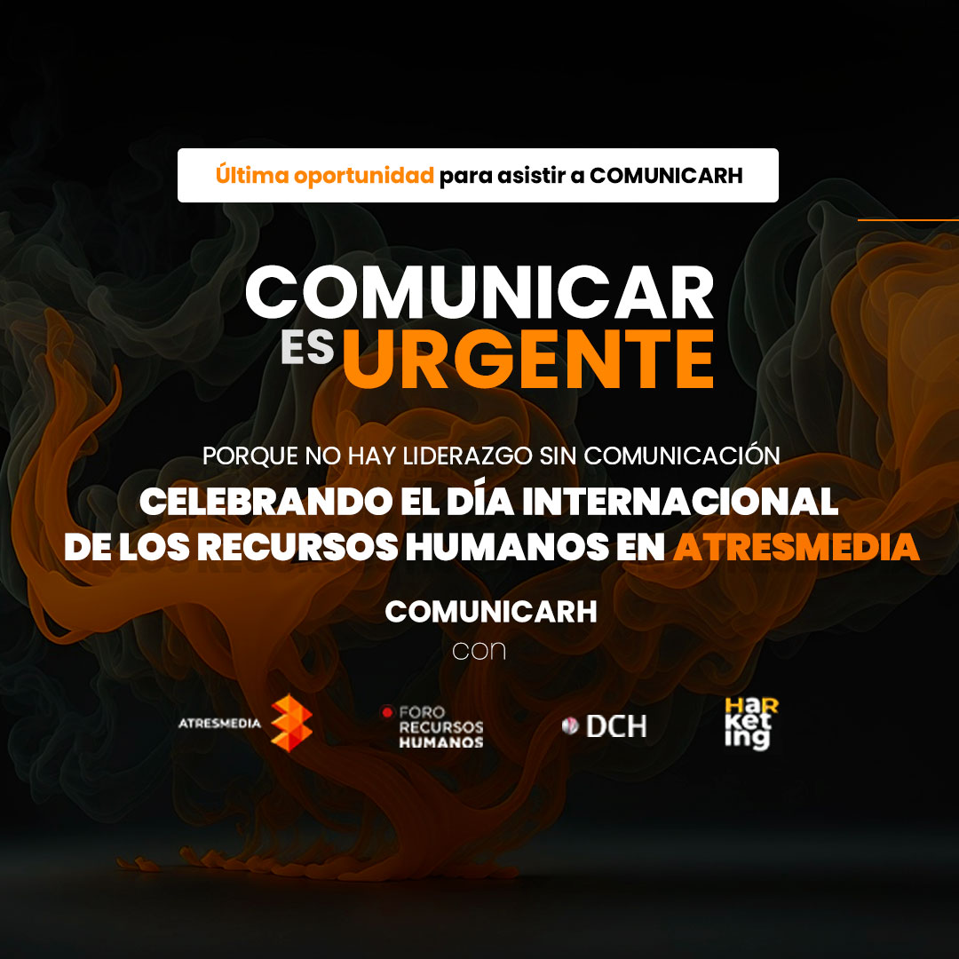 atresFormacion's tweet photo. 🚨 Últimos días para inscribirse en #COMUNICARH
Porque #ComunicarEsUrgente y no hay liderazgo sin comunicación, te invitamos a un encuentro imprescindible para quienes lideran el talento en las organizaciones.
🗓 Inscripción abierta hasta el 13 de junio
🎯 Evento exclusivo para directivos y profesionales de RRHH
📍 en ATRESMEDIA
🎙 Presentado por @LorenaGDiez, periodista y co presentadora de @EspejoPublico
🧠 Una jornada con voces expertas, una hoja de ruta para la comunicación corporativa y networking de alto valor con @OrgDCH, Harketing, @ForoRRHH, Atresmedia Formación, Lucio Fernandez Fernandez, María de la Peña González, Francisco García Cabello, Juan Carlos Pérez Espinosa, Alberto Santos Iglesias de @ProsegurGlobal, María de la Peña Gayo de HR Business Partner, @ING_es, Enrique Tapia Lopez de @Naturgy, Dr. Patricia López Bayo de @MarshMcLennan y Juan Antonio Fernández Cerrato de @SomosSacyr
🔗 ¡No te quedes fuera!
https://t.co/0ocIOUrohy