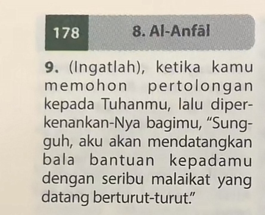 dapet kata-kata so sweet dari Allah 🤍