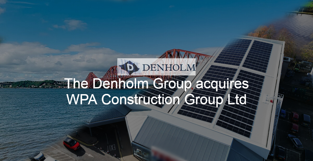 Weatherproofing Advisors is now part of the Denholm Group
 
Joining forces with Denholm marks a new chapter in our journey—one that will strengthen our service offering and help us scale our commitment to excellence in commercial roofing across the UK.
 
bit.ly/WPA_DenholmGro…