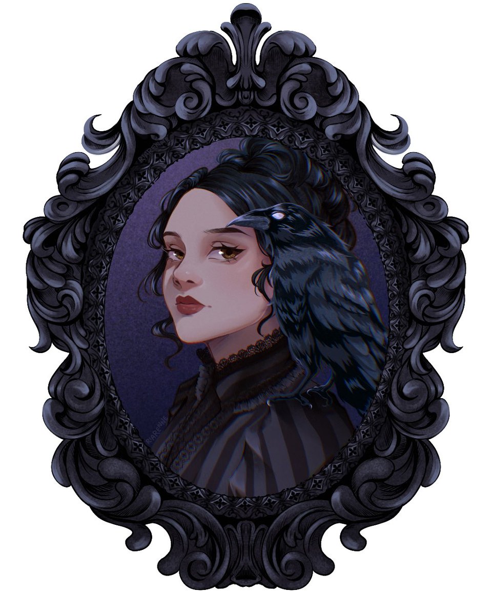 Demri_18's tweet image. *Drum Roll* please!
May I present to you my FMC, Annalise Poe, from my debut novel, THE LEGACY OF POE!
Look at it!!! Isn’t it stunning!?
_riarenne (on insta) is magnificently talented! She captured the likeness of my gothic girlie so perfectly! 😭🥹😍
#characterart #debutnovel