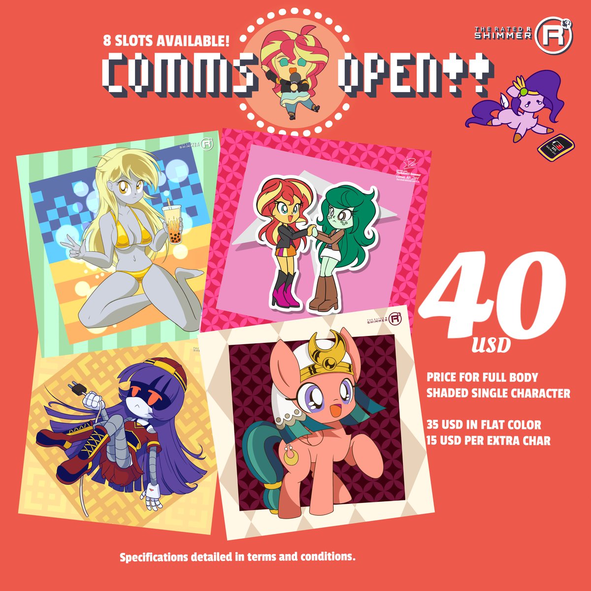 RatedRShimmer's tweet image. Hell froze over :P
After so much time, 8 slots available!