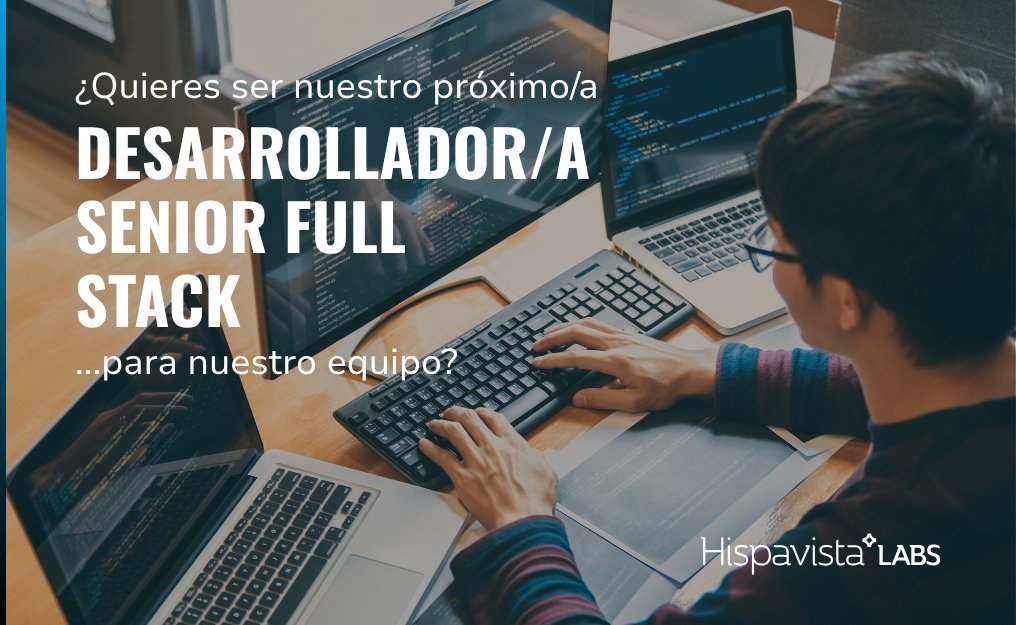 🚀 En Hispavista Labs trabajamos con IA, Smart Cities e Industria 4.0.
🔍 Buscamos Desarrollador/a Senior Full Stack (PHP y/o Python).
✔️ Backend, Symfony, MongoDB, metodologías ágiles
👉 lnkd.in/dDjvT4m3

#empleo #trabajo #fullstackdeveloper #job