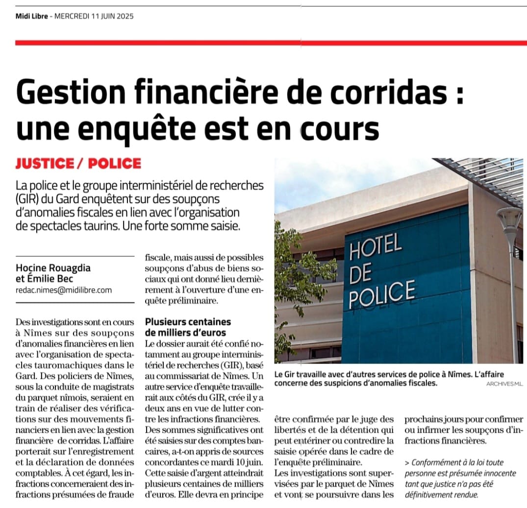 PAS SURPRISE...ET VOUS?
<a href="/CaronAymericoff/">Aymeric Caron</a> 
<a href="/BeziersColbac/">COLBAC Anti Corrida Béziers</a> 
<a href="/CRAC_Europe/">CRAC Europe</a> 
<a href="/MaitreGerard/">Maitre Christophe Gerard</a> 
<a href="/HenryJeanServat/">Henry-Jean Servat</a>