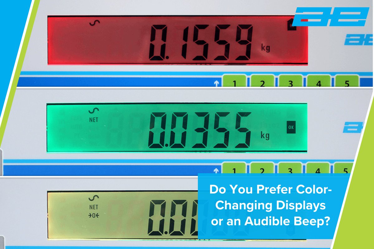 When you're packing or portioning products, what grabs your attention faster—a color change on the screen or an audible beep? Adam checkweighing scales offer both. Which would you choose? Find our checkweighing scales here: zurl.co/T2kTe #scales #balances #checkweigh