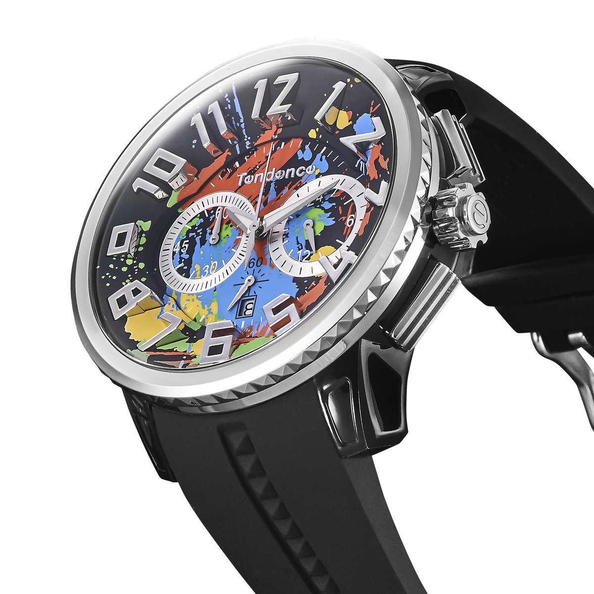 TendenceJapan's tweet image. 公式オンラインショップ限定
GULLIVER Splash
50mm
TY046036
¥53,900(税込)
ブラック×フレッシュカラー
ライトブルー、オレンジをメインに、ライトグリーンとイエローで彩ったコントラストが美しいモデル。
爽やかさと品格を併せ持つラグジュアリーな一本。
tendence.jp/pickup/gullive…
