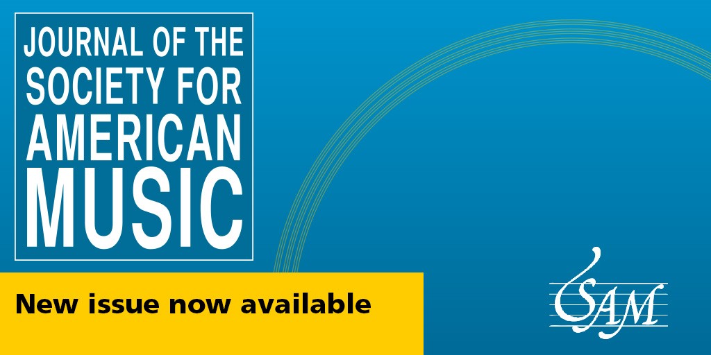New Issue of Journal of the Society for American Music now available
📚 cup.org/3HPB1hl
<a href="/JSAMMusic/">JSAMMusic</a> #music