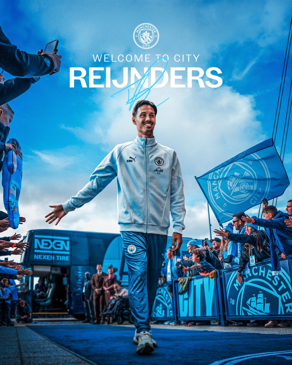 Nous sommes heureux d’annoncer la signature de Tijjani Reijnders à Manchester City 🙌