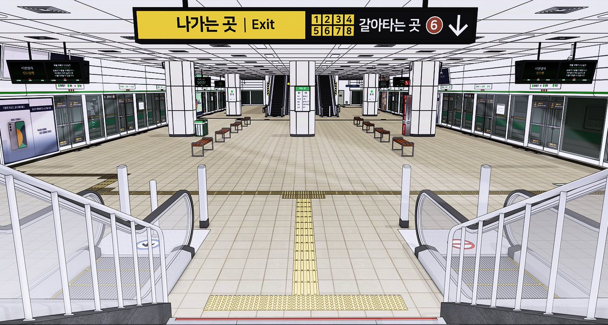 gobject_project's tweet photo. 안녕하세요!
고브젝트(GOBJECT)입니다☺
에이콘에서 '지하철 승강장과 열차' 배경을 새롭게 선보이게 되었습니다! 🚇✨
👇자세한 내용은 에이콘 페이지에서 확인해 주세요!🥰
https://t.co/jfL6AQx0Tb
#웹툰배경 #스케치업 #지하철배경 #합정역 #ACON3D #고브젝트 #webtoonbackground #SketchUp https://t.co/aBe3b3dbrR