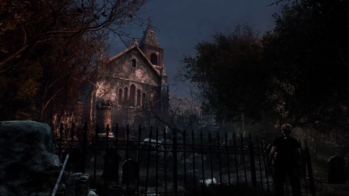 i love a good old gothic location in my resident evil games